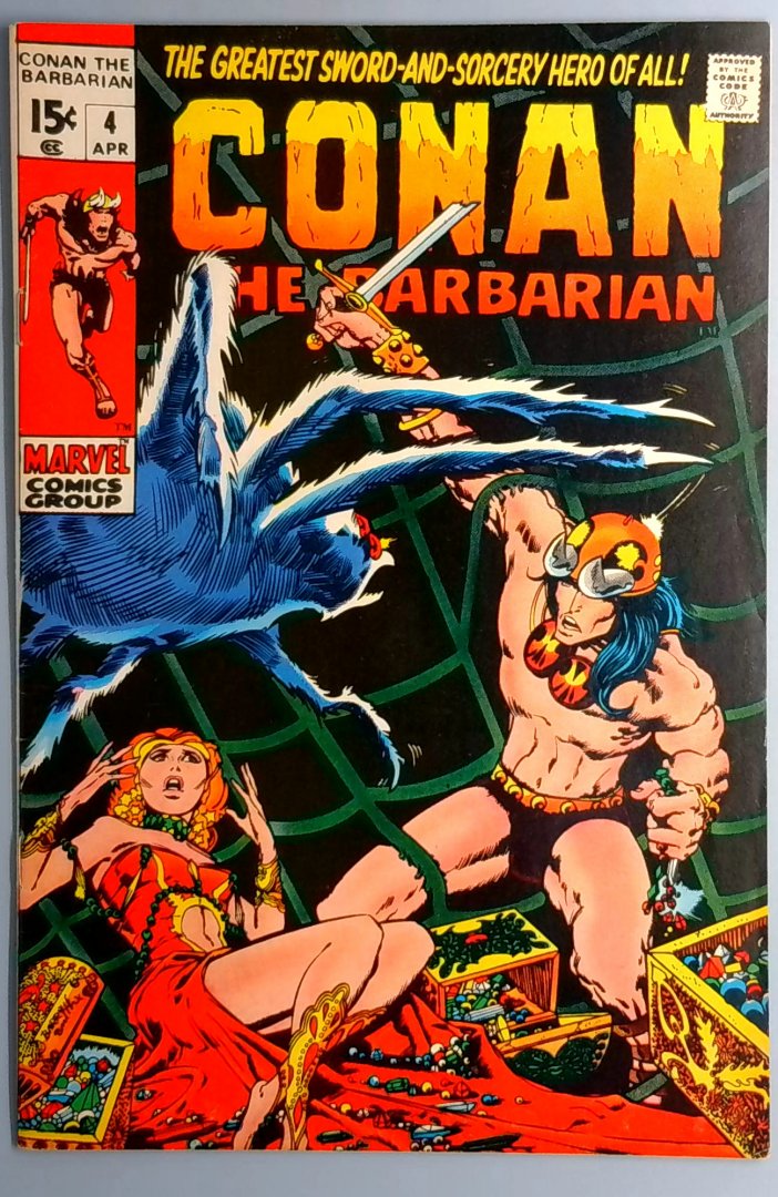 Conan the Barbarian #4 VF Marvel 1971