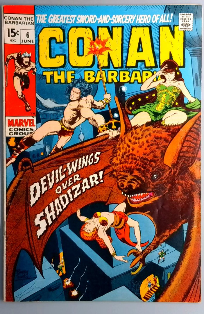 Conan the Barbarian #6 VG/FN Marvel 1971
