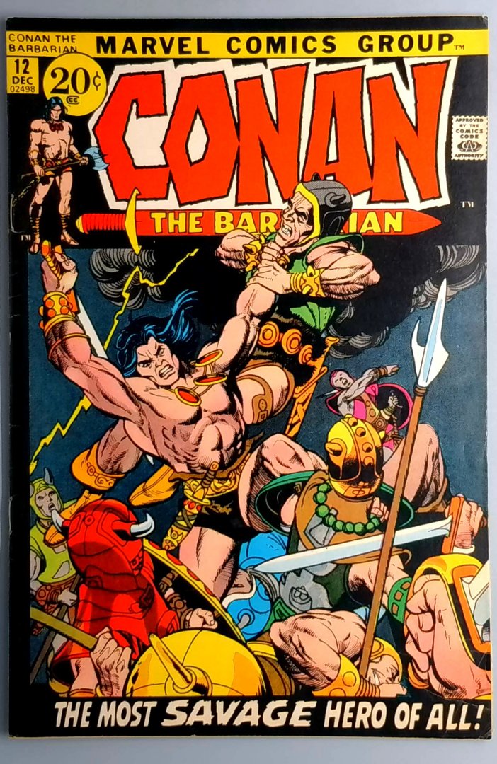 Conan the Barbarian #12 FN- Marvel 1971