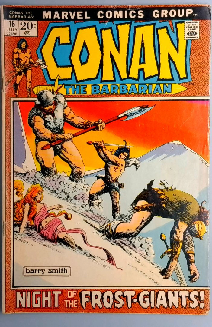Conan the Barbarian #16 VG/FN Reprint of Savage Tales Marvel 1972