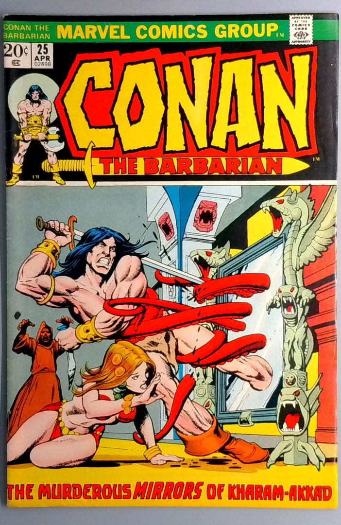 Conan the Barbarian #25 VF- Marvel 1973