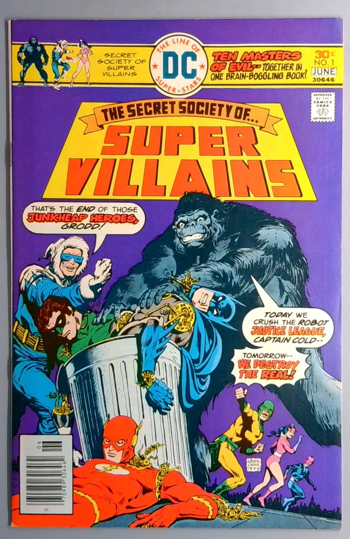 Secret Society of Super-Villains #1 VF+ Jla Cameo DC 1976