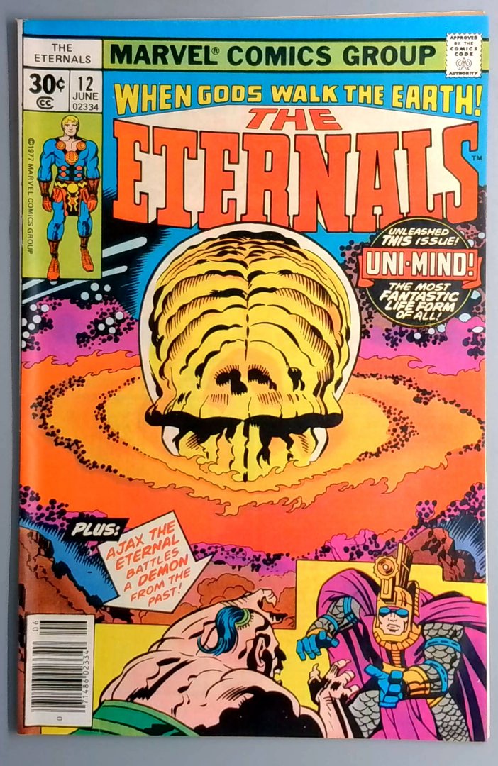 Eternals #12 NM- 1st Appearance of Uni-Mind Marvel 1977 Copy2
