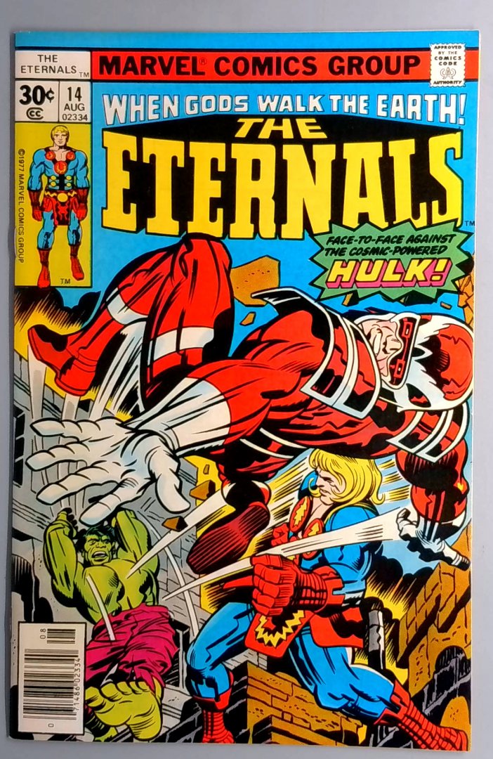 Eternals #14 NM- 1st Appearance of the Hulk Robot Marvel 1977