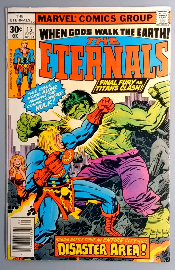 Eternals #15 VF Robot Hulk Marvel 1977
