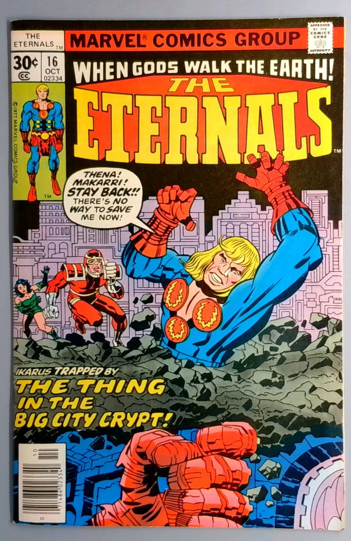 Eternals #16 VF/NM 1st Appearance of Dromedan Marvel 1977