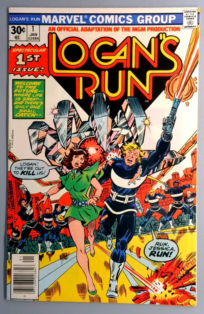 Logan's Run #1 VF Marvel Comics 1977
