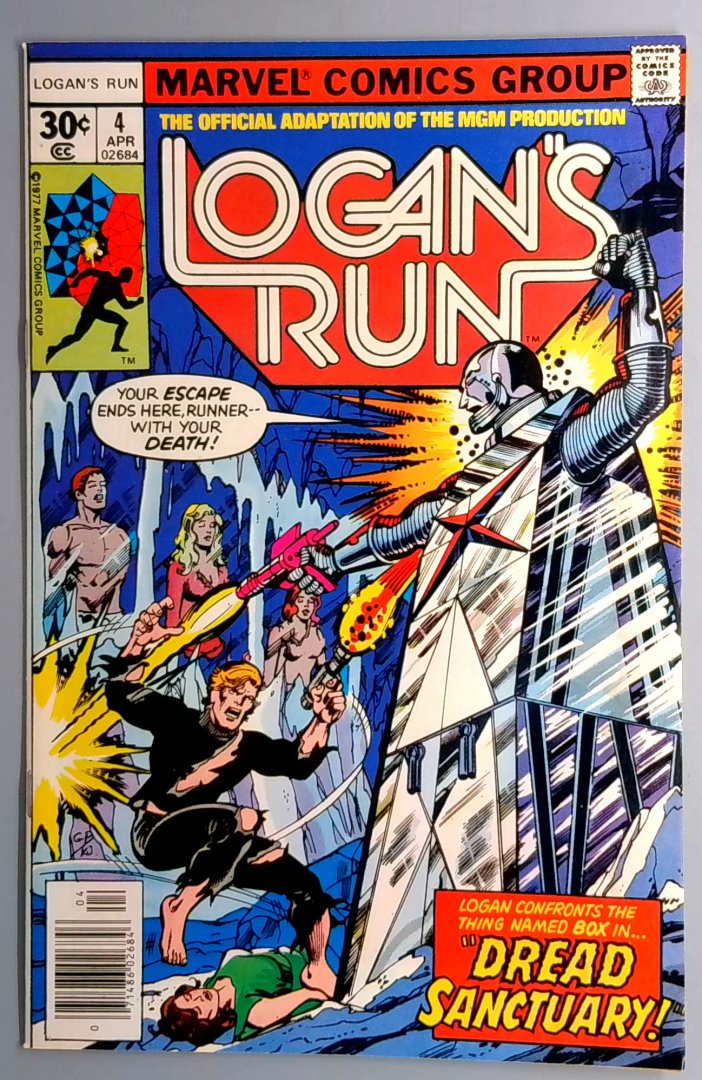 Logan's Run #4 VG Marvel Comics 1977