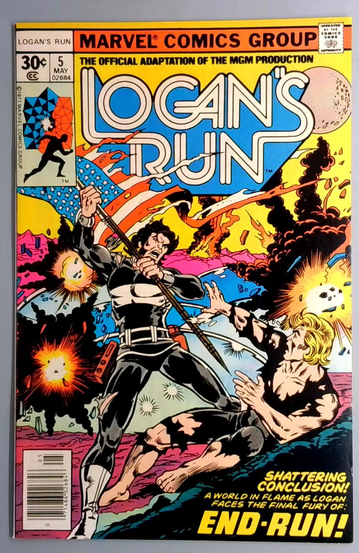 Logan's Run #5 VF Marvel Comics May 1977