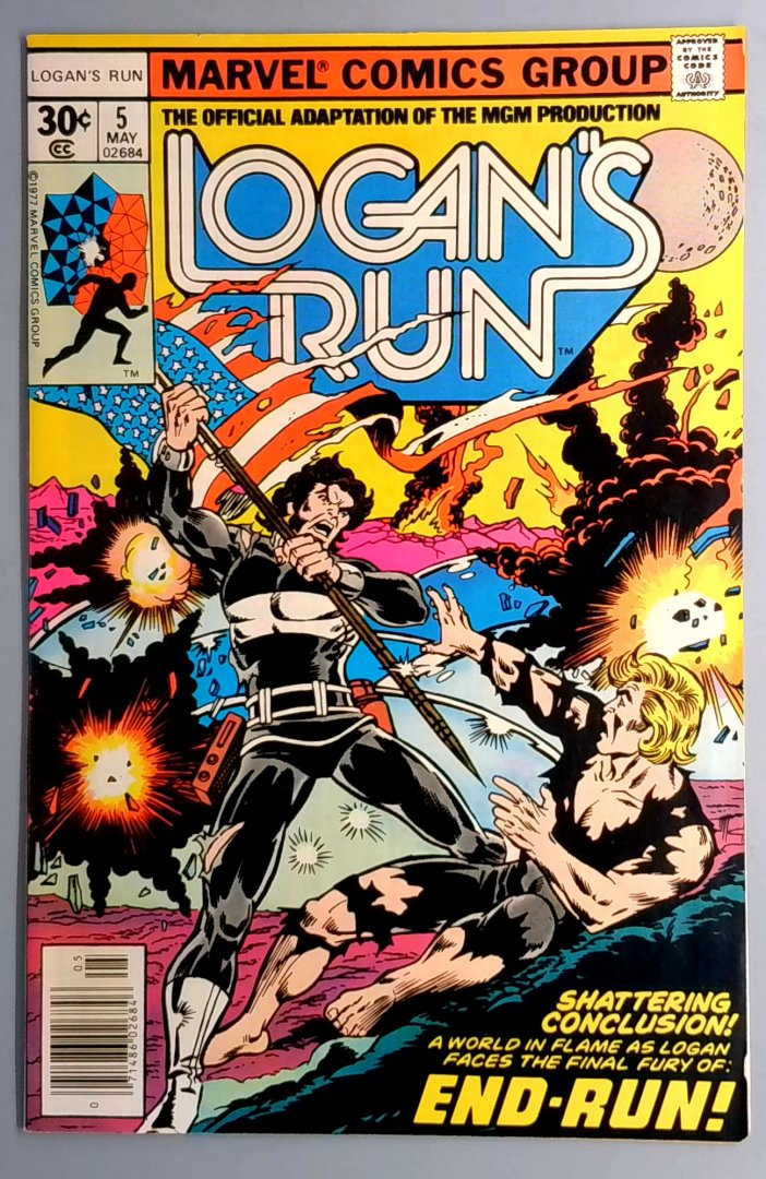 Logan's Run #5 FN Marvel Comics 1977 Copy2