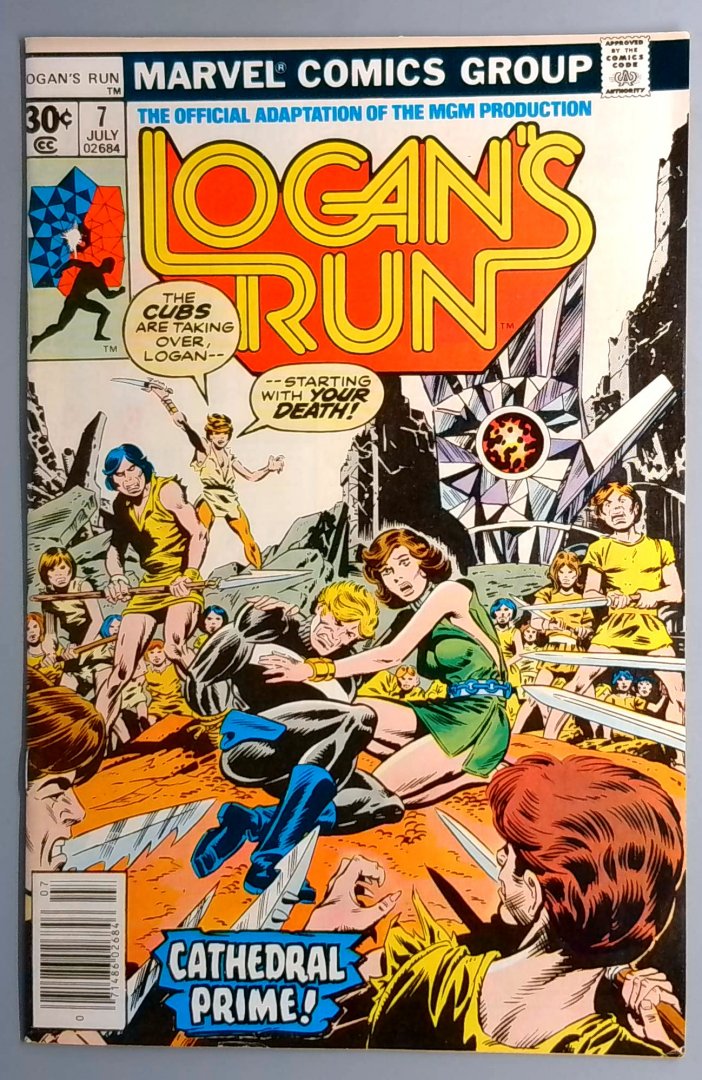 Logan's Run #7 FN Marvel Comics 1977