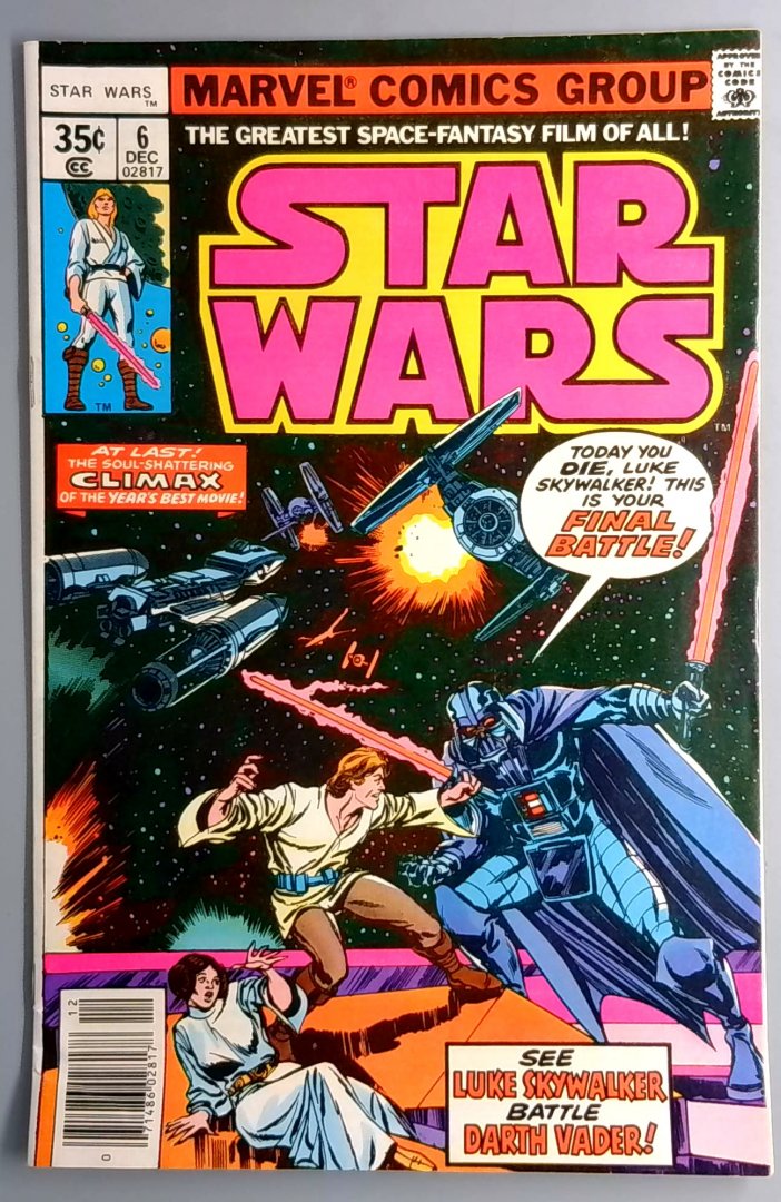 Star Wars #6 VG Marvel Comics 1977