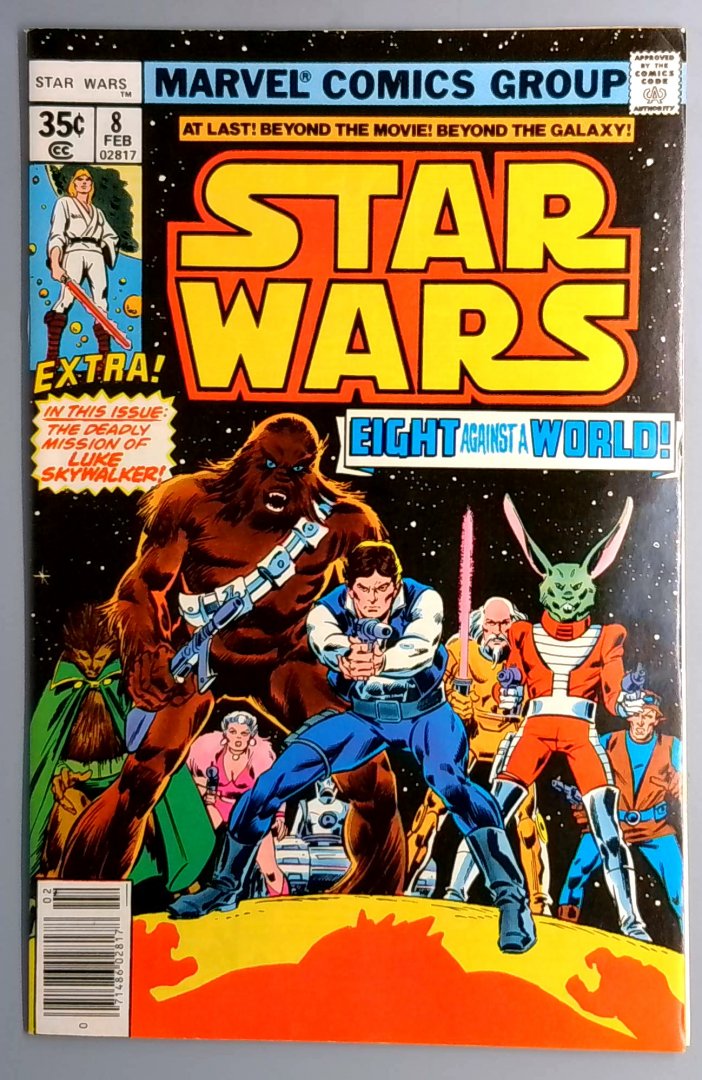 Star Wars #8 VF+ Marvel 1978