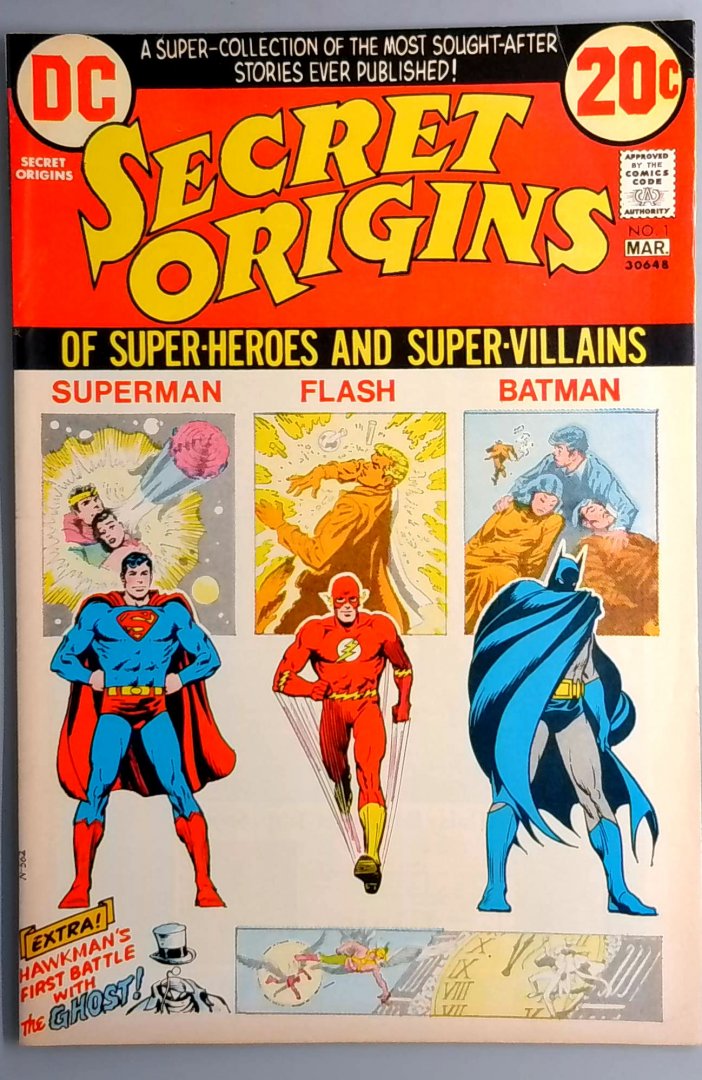 Secret Origins #1 FN- DC 1973