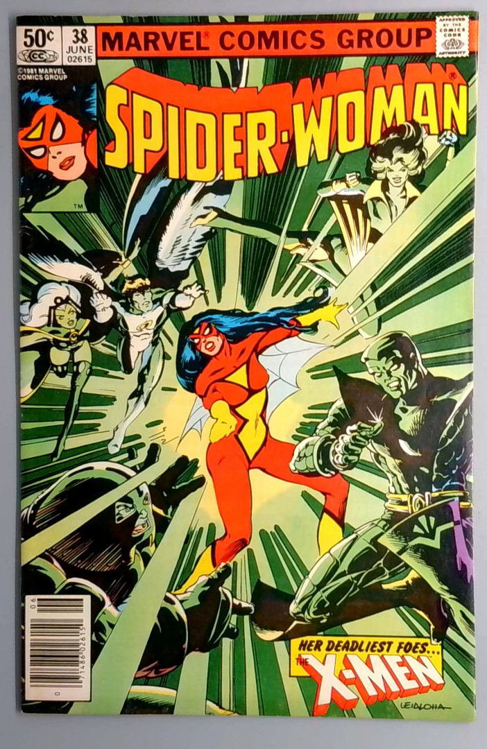 Spider-Woman #38 FN/VF X-Men Newsstand Edition Marvel 1981