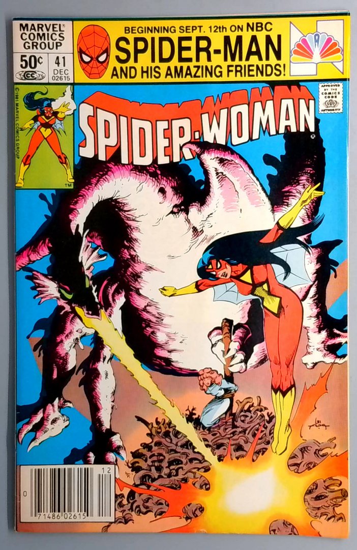 Spider-Woman #41 FN+ Newsstand Edition Marvel 1981