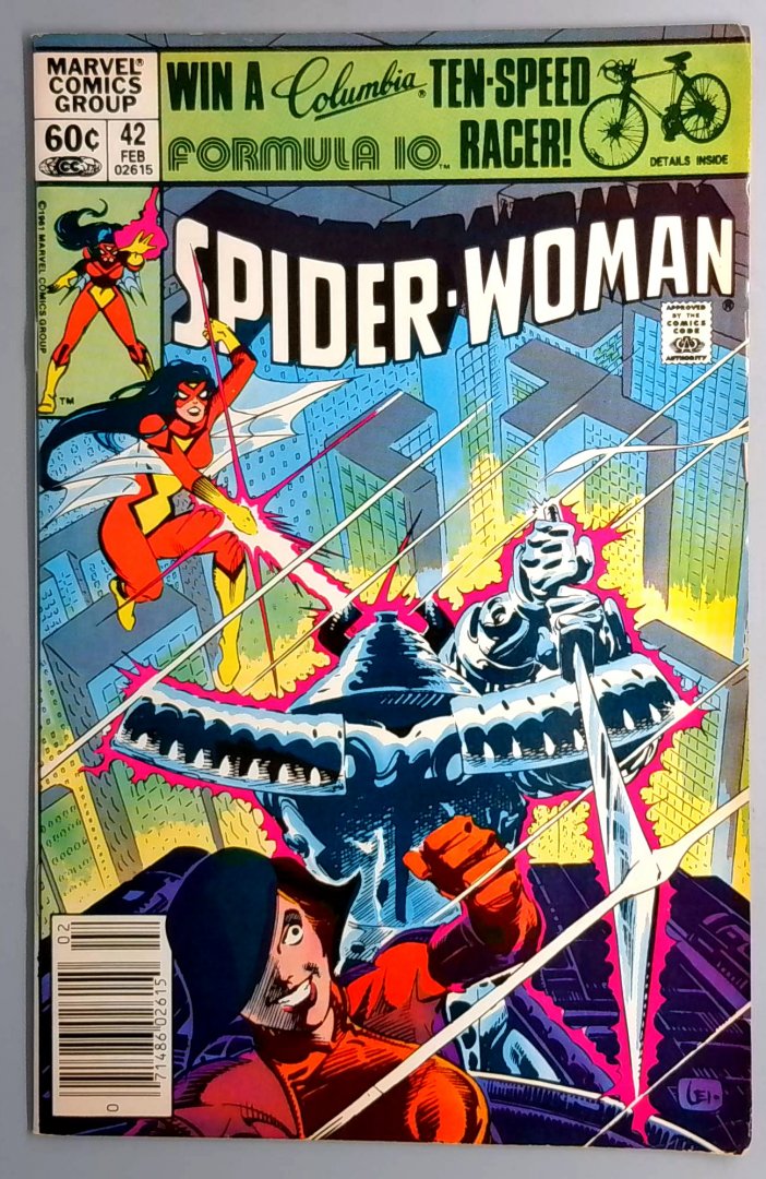 Spider-Woman #42 FN+ Newsstand Edition Marvel 1982