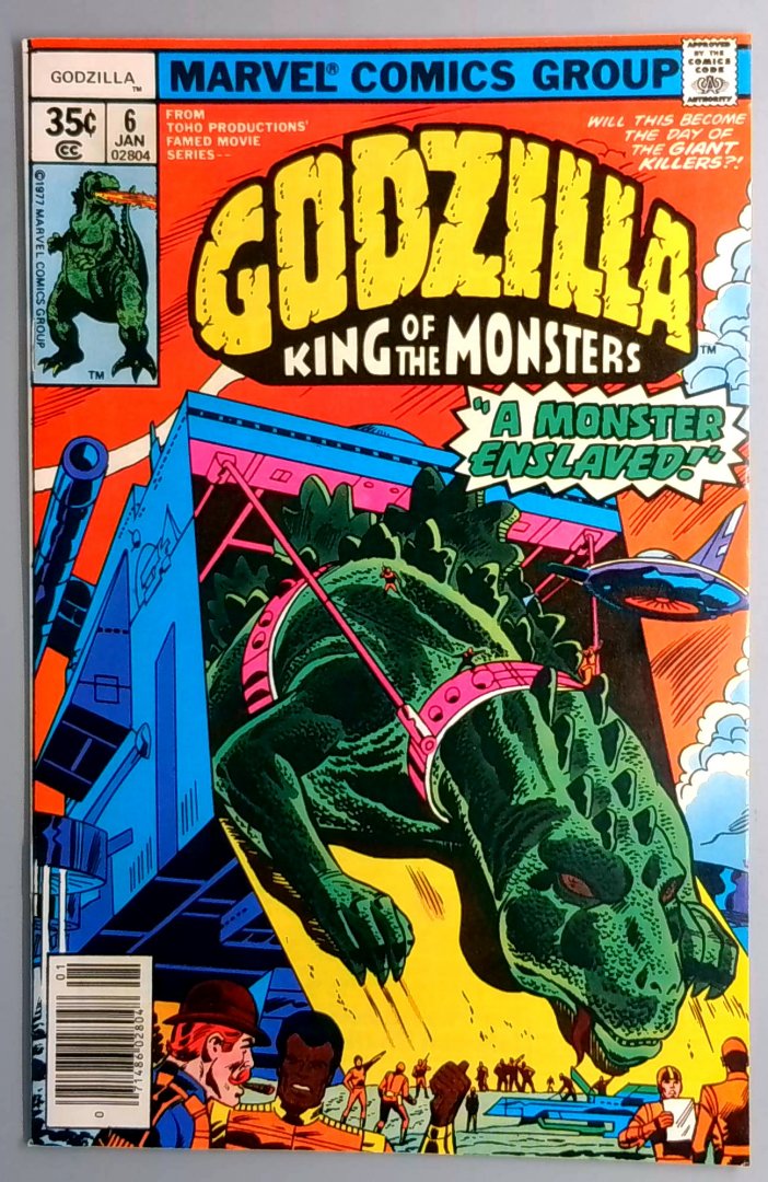 Godzilla #6 FN+ Marvel 1978