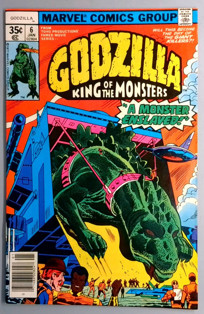 Godzilla #6 VF/NM Marvel 1978 Copy2