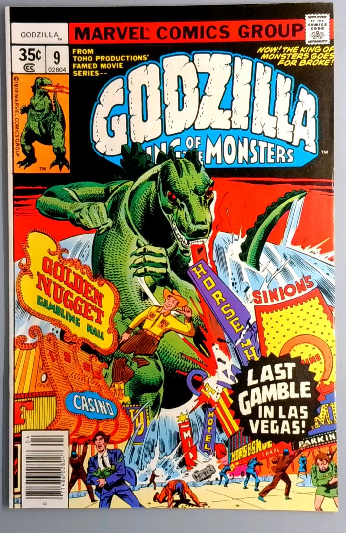 Godzilla #9 VF- Marvel 1978