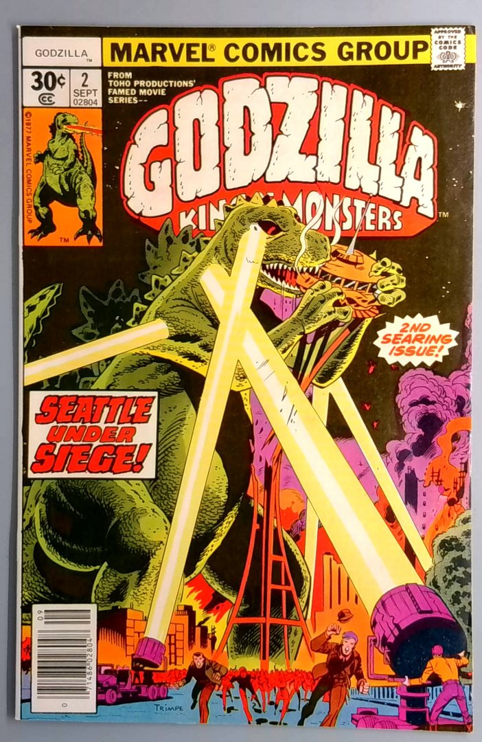 Godzilla #2 VF Marvel 1977