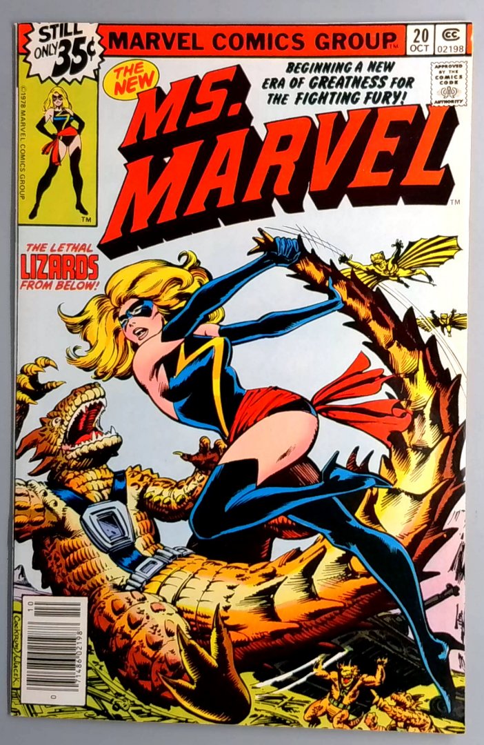 Ms. Marvel #20 VF/NM Newsstand Edition Marvel Comics October 1978