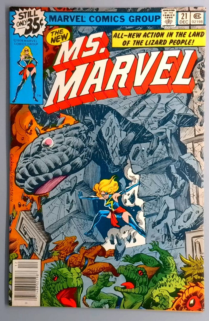 Ms. Marvel #21 NM- Marvel Comics December 1978 Bronze Age