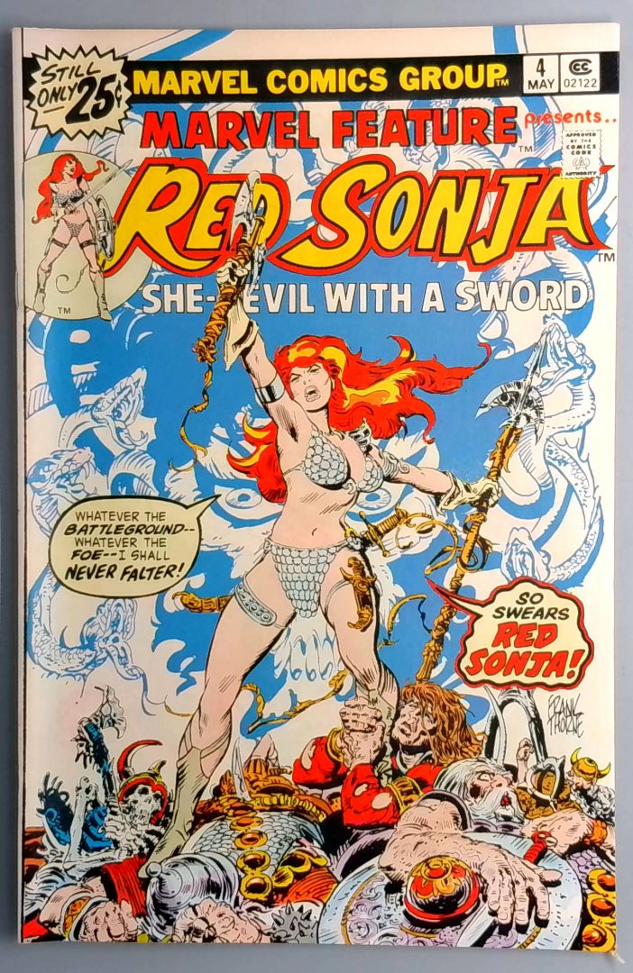 Marvel Feature #4 NM- Red Sonja Marvel Comics Bronze Age