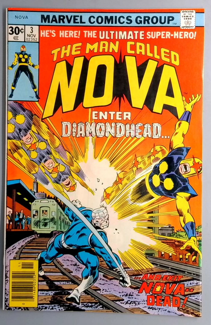 Nova #3 NM- Marvel Comics 1976