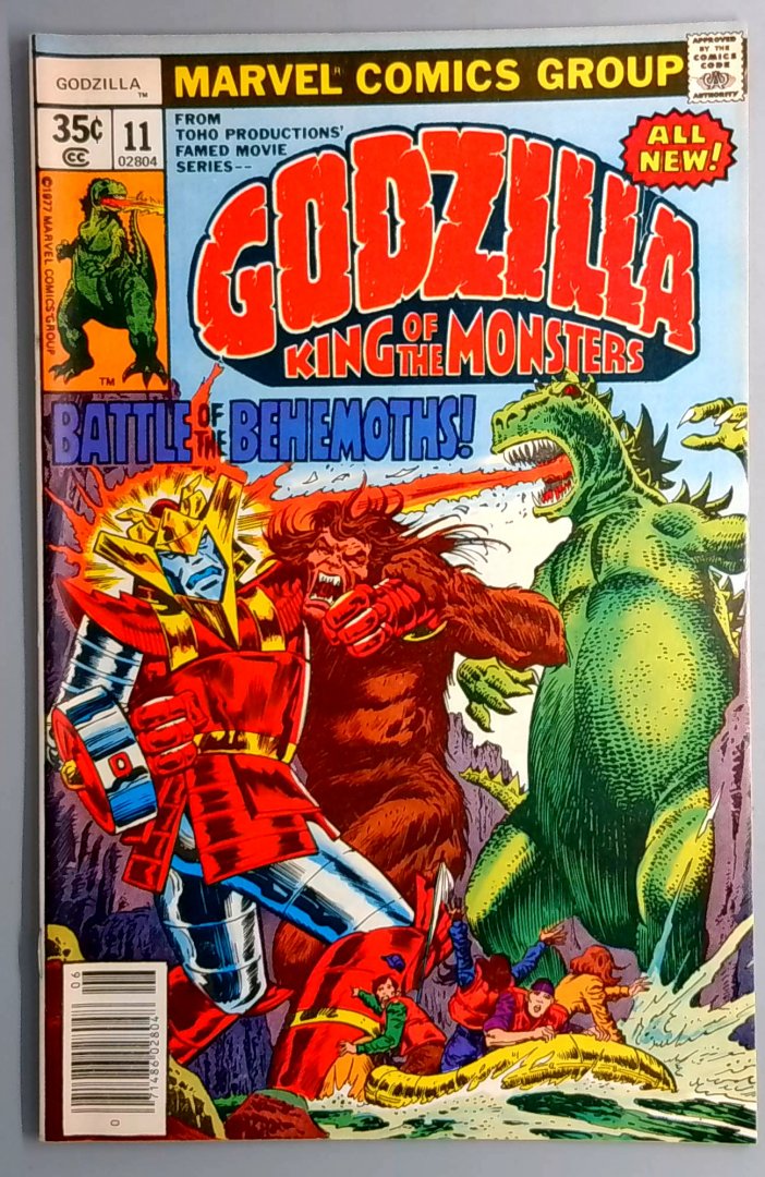 Godzilla #11 VF+ Marvel 1978