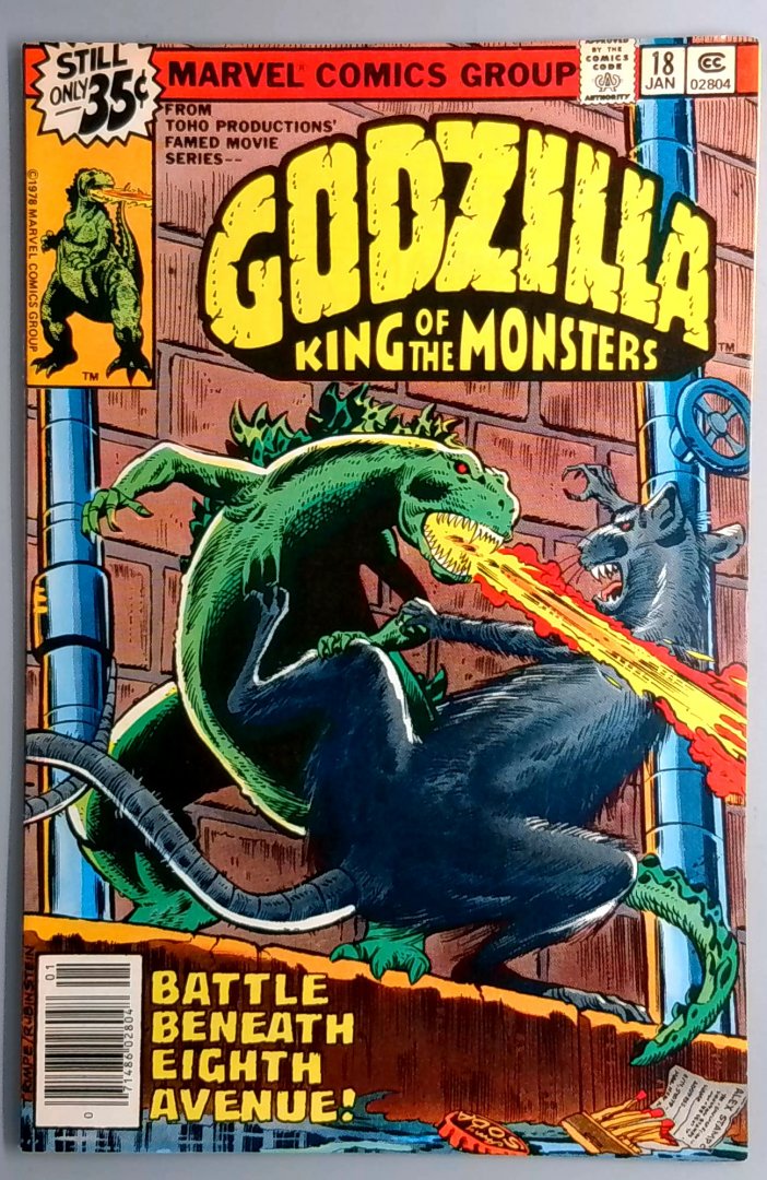 Godzilla #18 VF- Marvel 1979