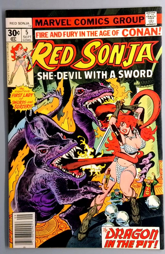 Red Sonja #5 VF Marvel 1977 Copy2