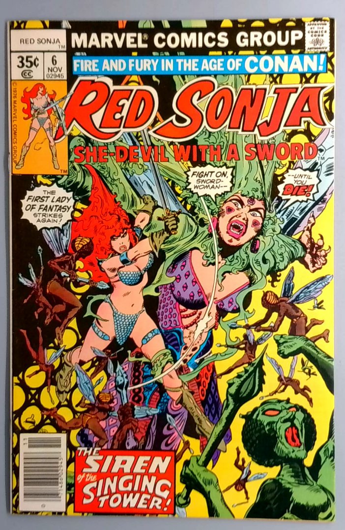 Red Sonja #6 VF/NM Marvel 1977