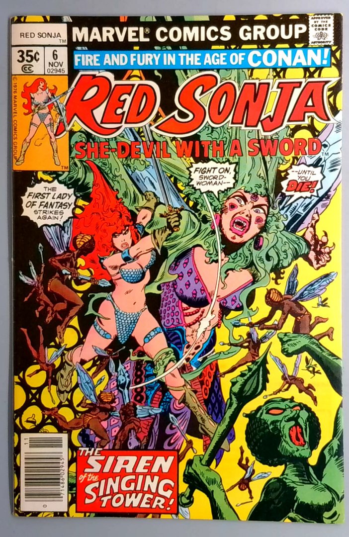 Red Sonja #6 NM Marvel 1977 Copy2
