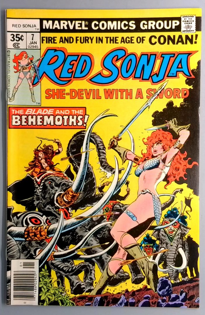 Red Sonja #7 VF- Marvel 1977 Copy2