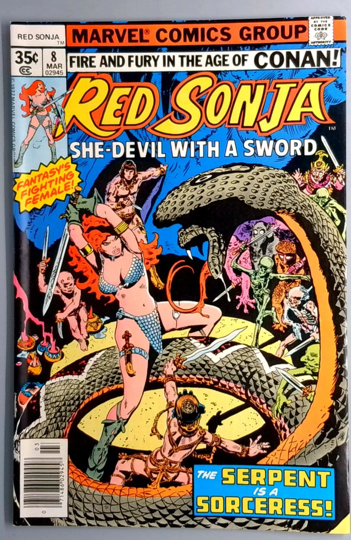Red Sonja #8 NM Marvel 1977