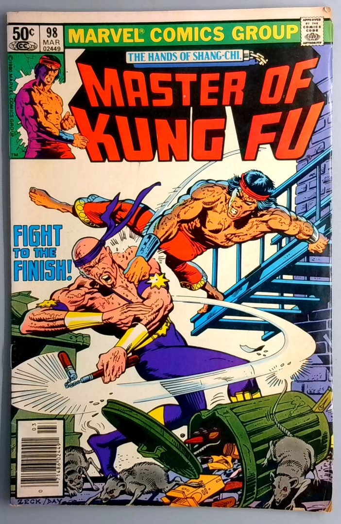 Master of Kung Fu #98 Newsstand Edition Marvel 1981