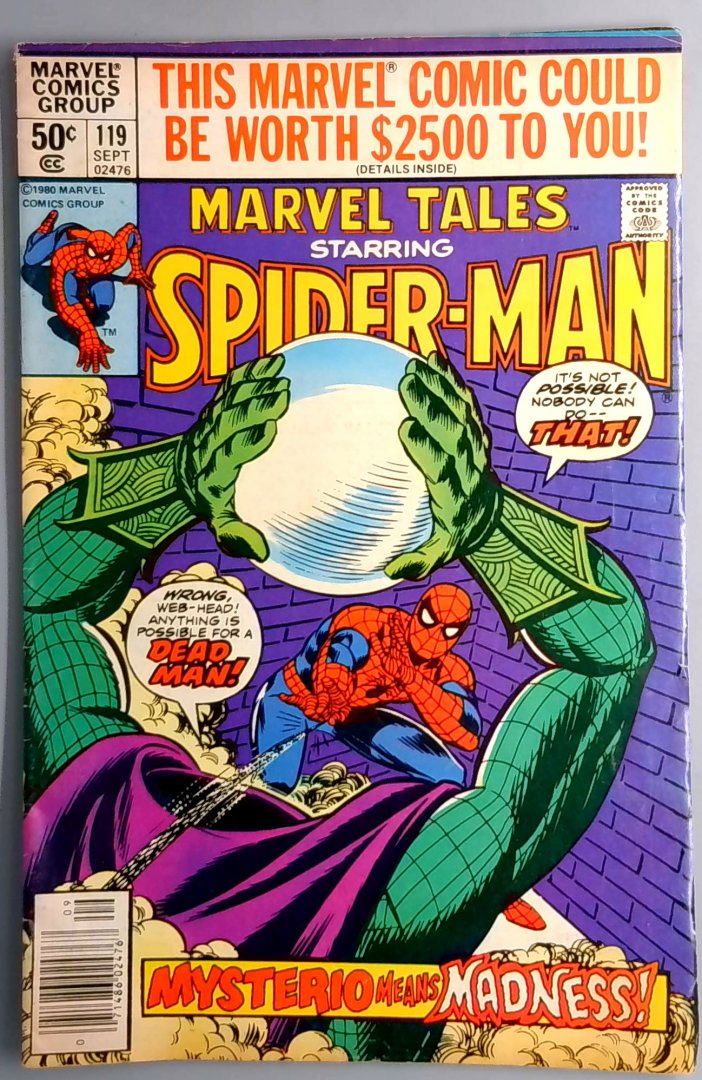 Marvel Tales #119 First $0.50 Issue Newsstand Edition Marvel 1980