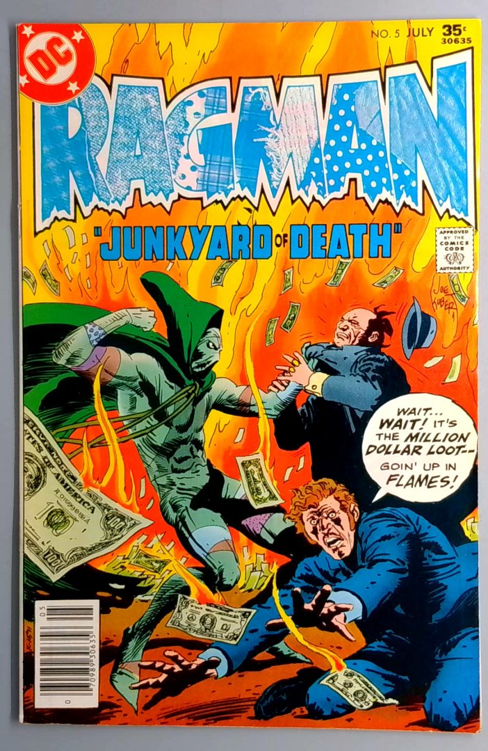 Ragman #5 FN Junkyard of Death DC Comics 1977