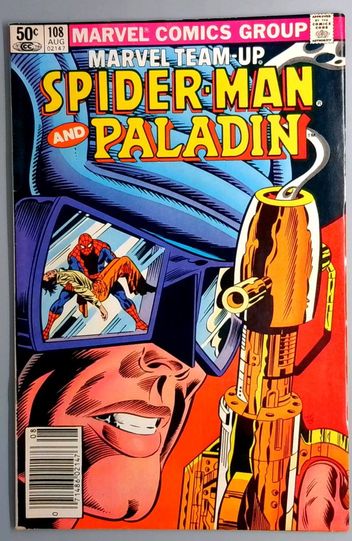 Marvel Team-Up #108 Paladin - Dazzler Cameo Newsstand Edition Marvel 1981