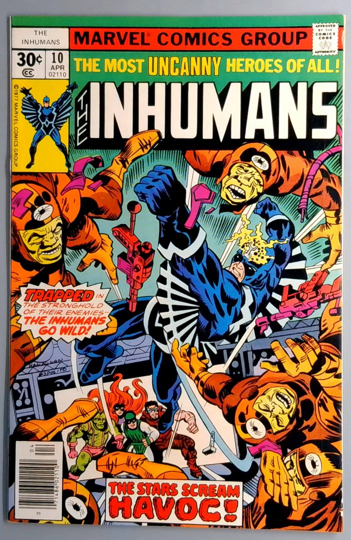 Inhumans #10 VF/NM Marvel 1977