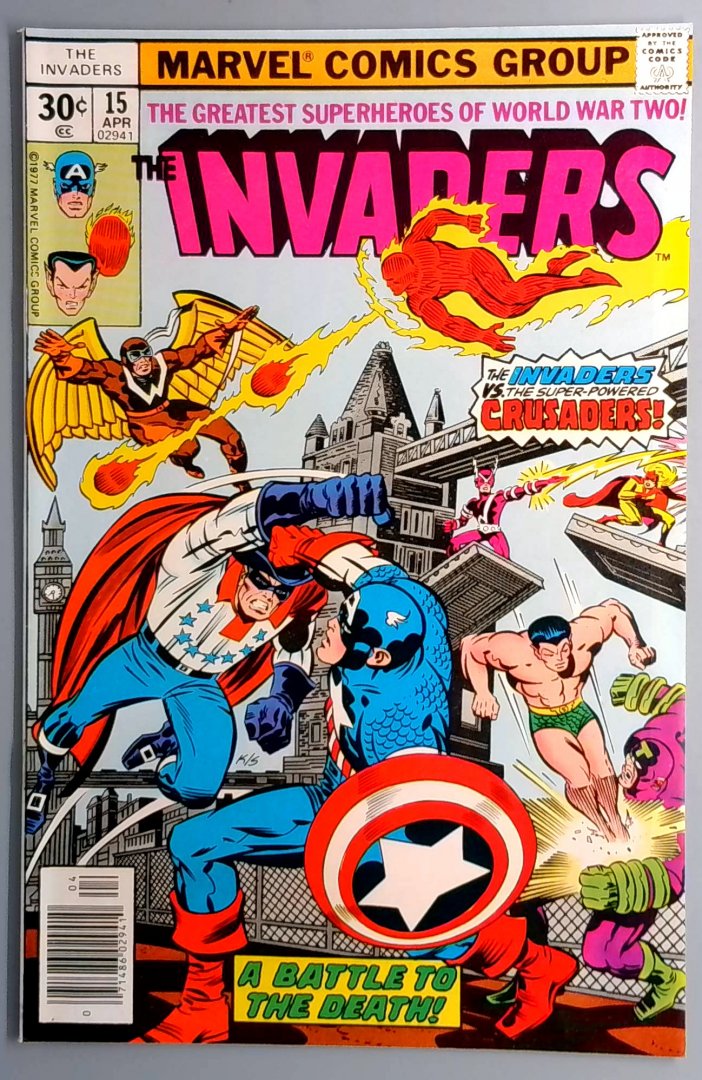 Invaders #15 NM- Marvel 1977