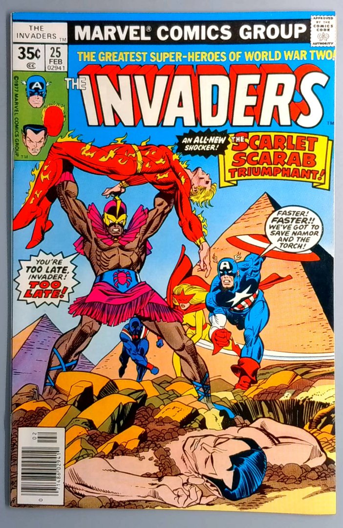 Invaders #25 NM Marvel 1978