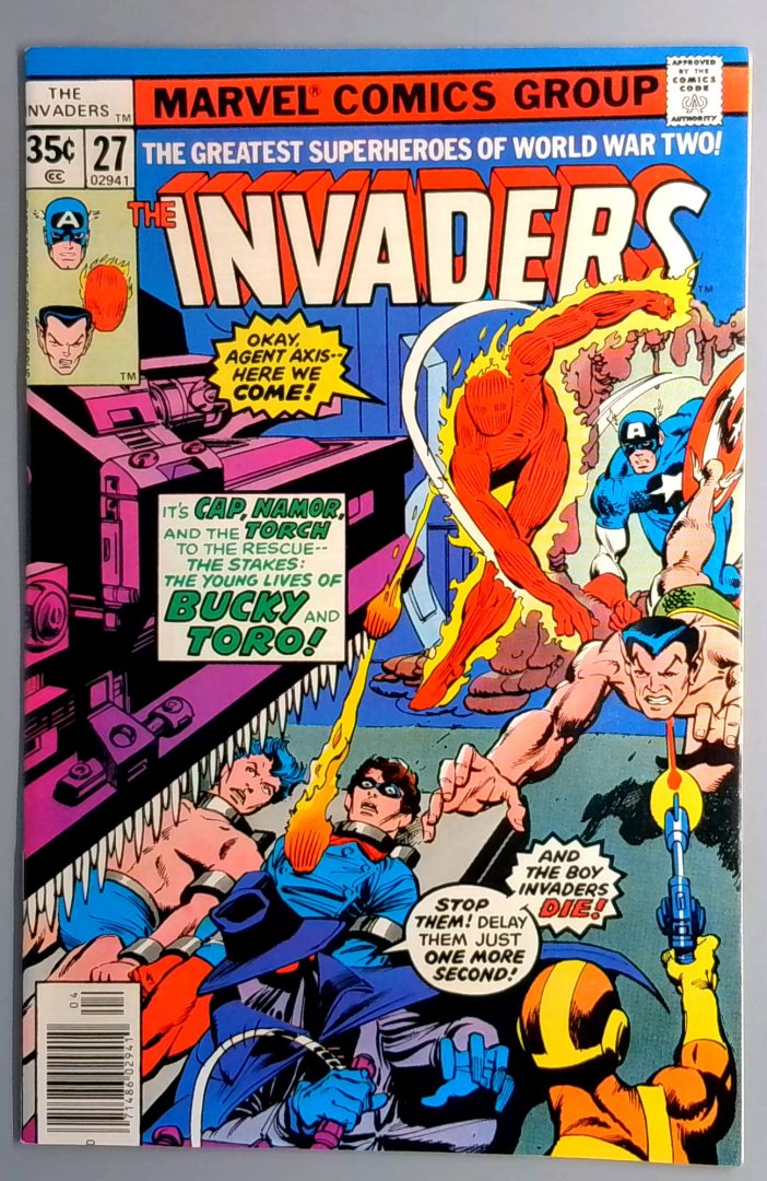 Invaders #27 NM- Marvel 1978