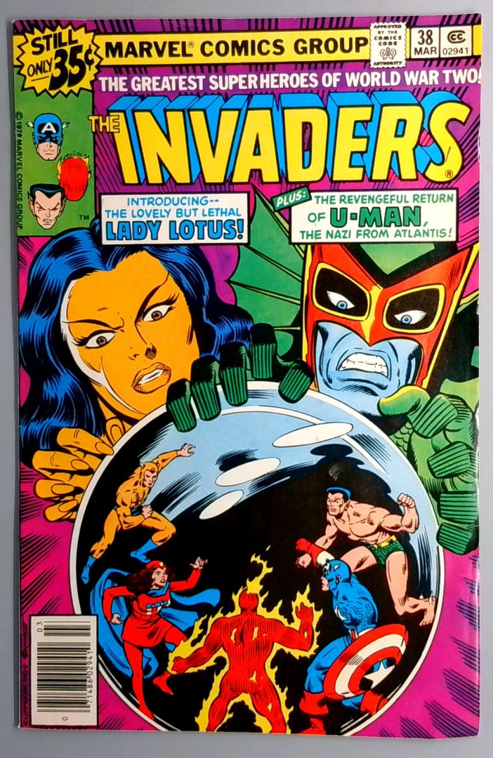 Invaders #38 FN Marvel 1979