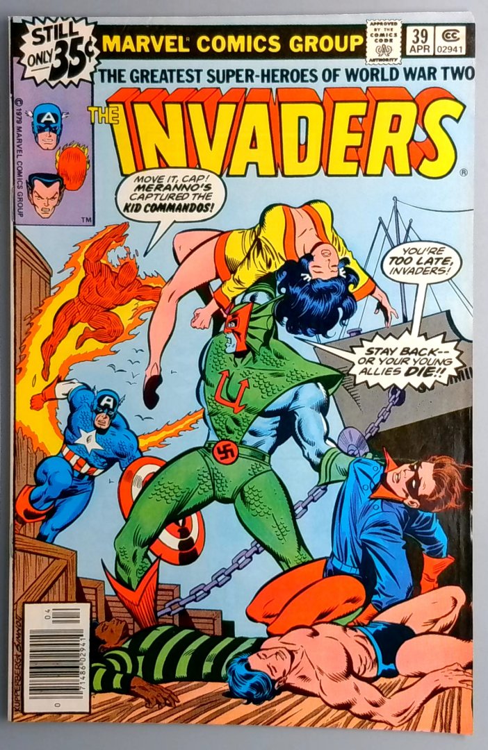 Invaders #39 VF Marvel 1979