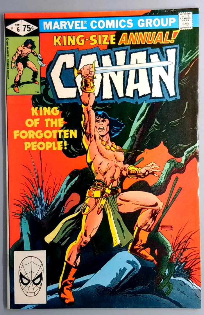 Conan the Barbarian Annual #6 VF Marvel Comics 1981 King-Size Annual