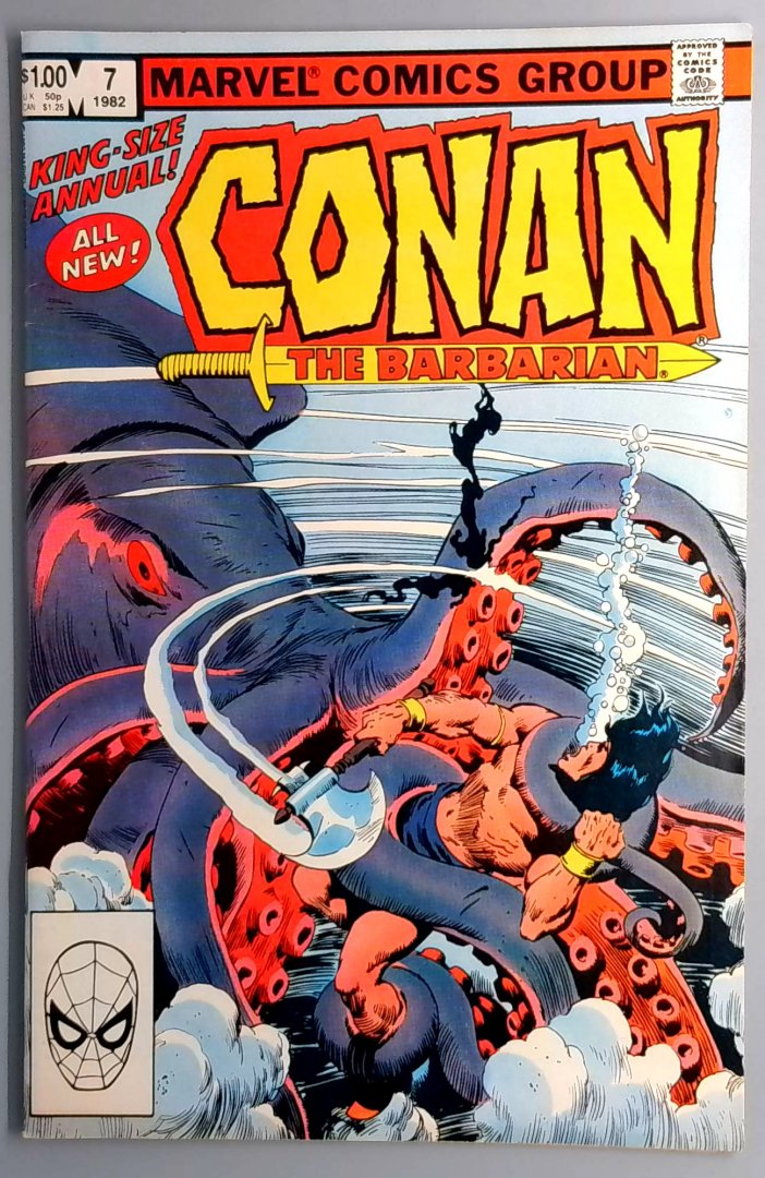 Conan the Barbarian Annual #7 FN+ Marvel 1973