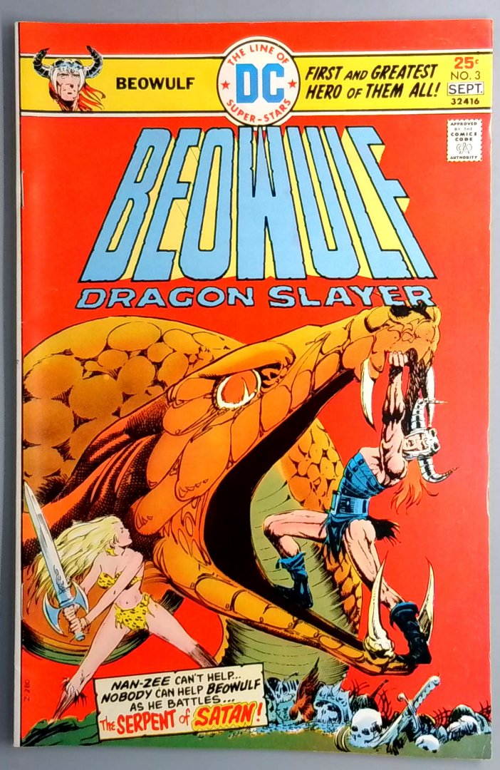 Beowulf Dragon Slayer #3 FN+ DC Comics