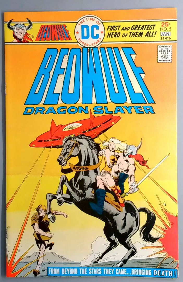 Beowulf Dragon Slayer #5 VF DC Comics January Bronze Age Comic